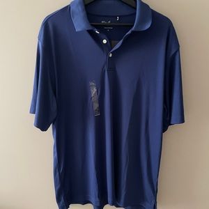 Brand New Walter Hagen Navy Blue Polo Large